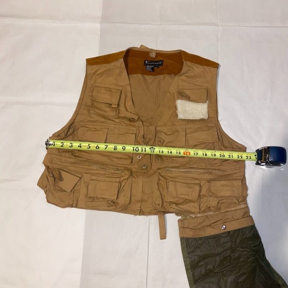 Oshman's Duck Hunting Skeet Shooting Vintage Khaki Hunting Vest - M - Picture 4 of 6